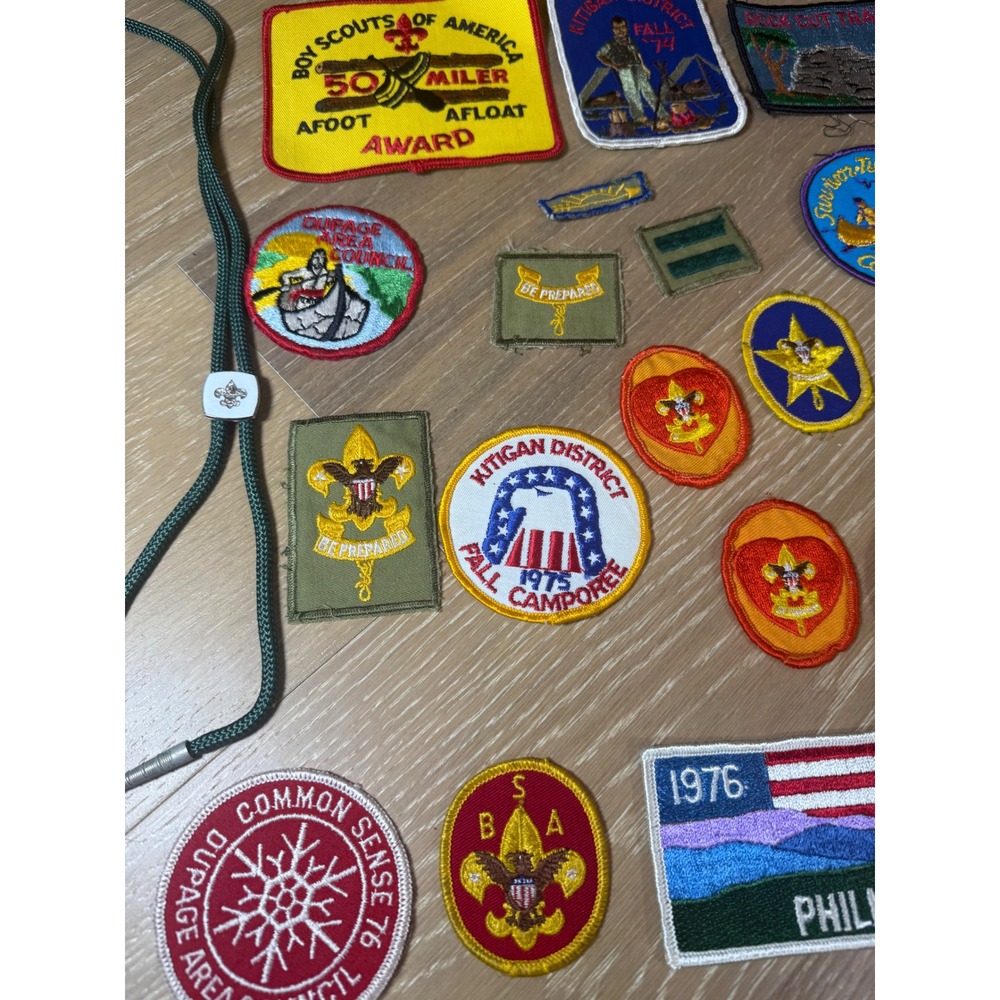 BSA Boy Scouts Philmont DuPage Area Council Patch Lot 1970s Vintage Multi Color - Picture 8 of 8